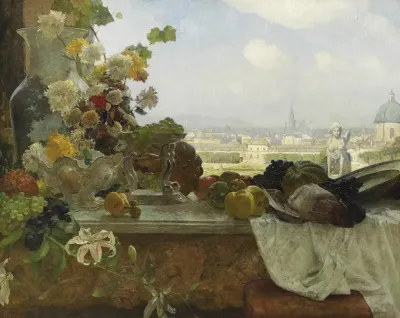 Blick Vom Belvedere Auf Die Innere Stadt