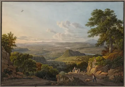 Blick Vom Muttenzer Steinbruch Auf Basel Environs De Bale Prise Sur La Carriere De Muttentz