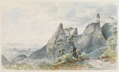 Blick Zum Orgelgebirge