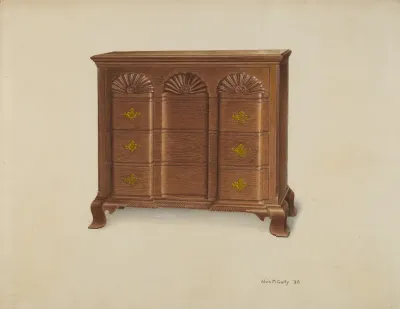 Block Front Chest Of Drawers