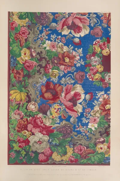 Block Printed Table Cover