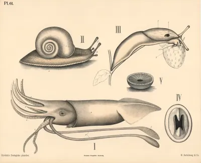 Bloddyr Blaeksprutter Og Snegler