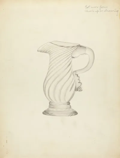Blown Glass Pitcher 3