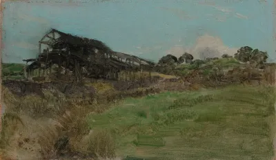 Blue And Emerald Coal Mine
