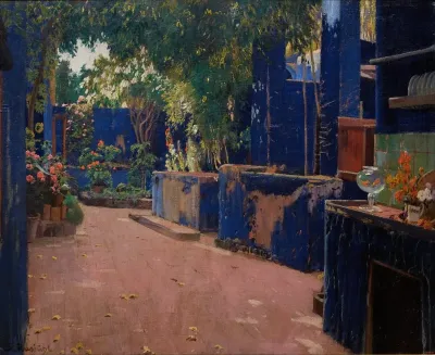 Blue Courtyard Arenys De Munt