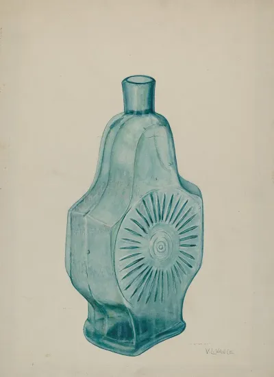 Blue Green Flask 2