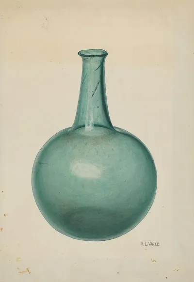 Blue Green Flask