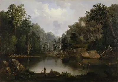 Blue Hole Flood Waters Little Miami River