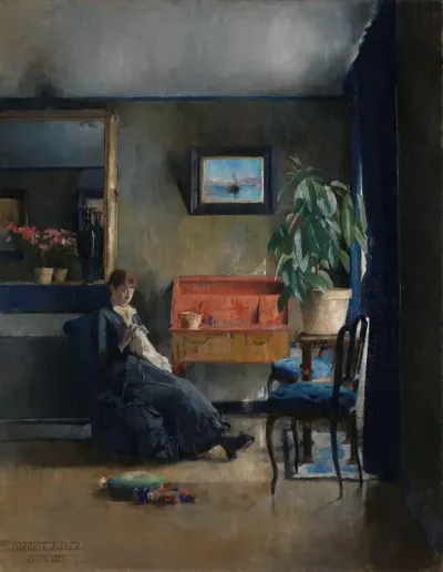 Blue Interior