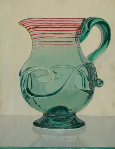 Blue Pitcher