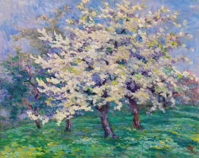 Bluhende Apfelbaume 2