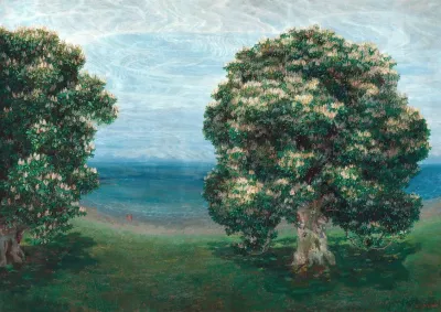 Bluhende Kastanien