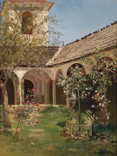 Bluhender Klostergarten