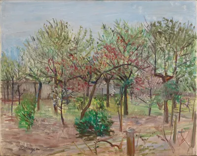 Bluhender Obstgarten