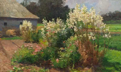 Bluhender Sommergarten
