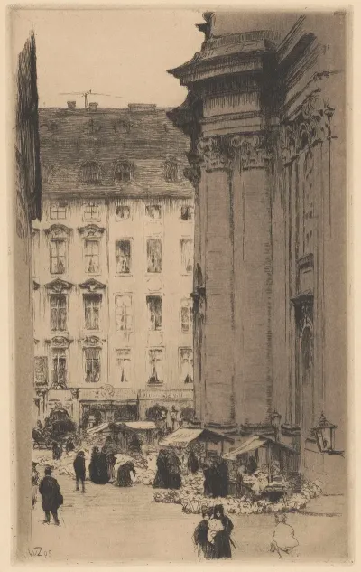 Blumenmarkt An Der Kreuzkirche