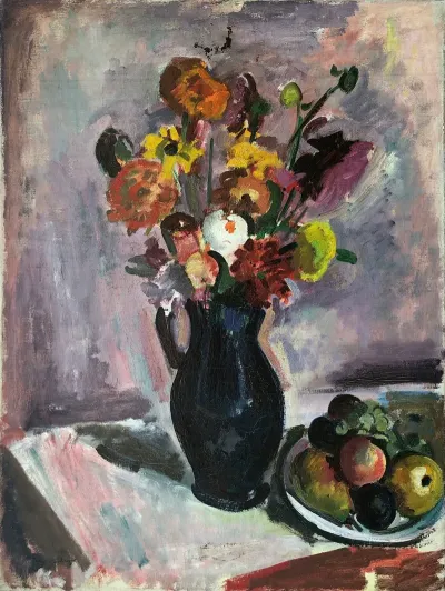 Blumenstraus Mit Fruchten