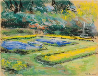 Blumenterrasse Im Wannseegarten Nach Nordwesten