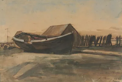 Boat On A Beach Le Treport