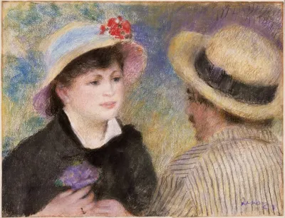 Boating Couple Said To Be Aline Charigot And Renoir