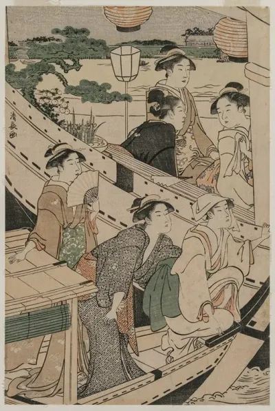 Boating Party On The Sumida River 4