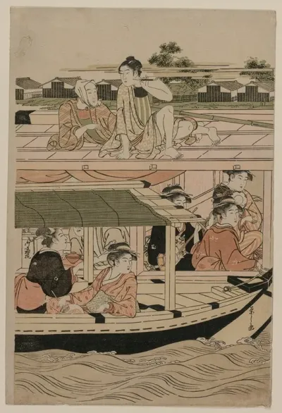 Boating Party On The Sumida River 6