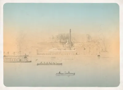 Boating Scene On The Schuylkill River