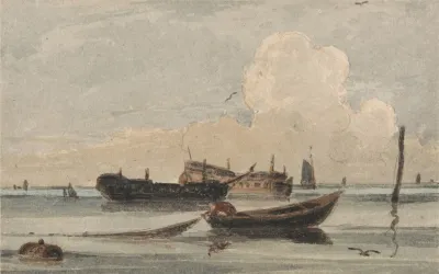 Boats On A Calm Sea 2