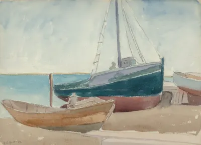 Boats On Beach