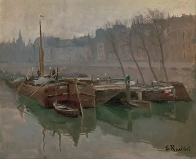 Boats On The Seine
