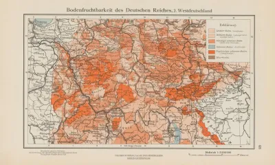 Bodenfruchtbarkeit Des Deutschen Reiches 2 Westdeutschland