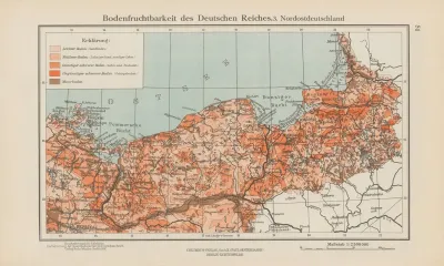 Bodenfruchtbarkeit Des Deutschen Reiches 3 Nordostdeutschland