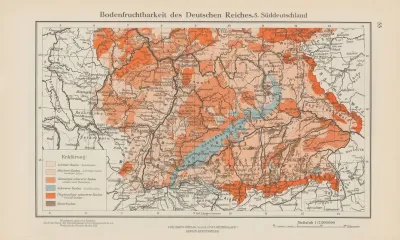 Bodenfruchtbarkeit Des Deutschen Reiches 5 Suddeutschland
