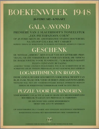 Boekenweek 1948 29 Februari 6 Maart
