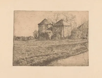 Boerderij Met Twee Hooischuren