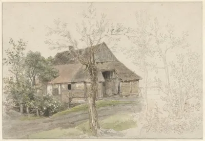 Boerenhuis Met Bomen Te Delden