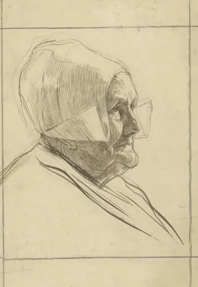 Boerenvrouw Met Kap Naar Rechts