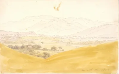 Bohemian Landscape With The Mittelgebirge