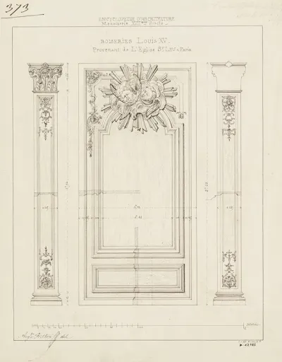Boiseries Louis Xv Provenant De Leglise Saint Leu Details Darchitecture