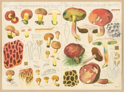 Boletus Pierrhuguesii Boletus Versicolor