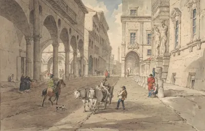 Bologna View In The Strada Maggiore