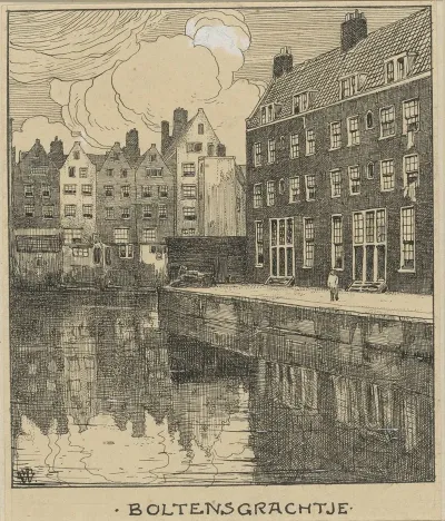 Boltensgrachtje Te Amsterdam