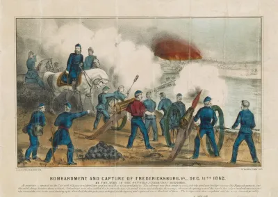 Bombardment And Capture Of Fredericksburg Va Dec 11th 1862 By The Army Of The Potomac Under Genl Burnside