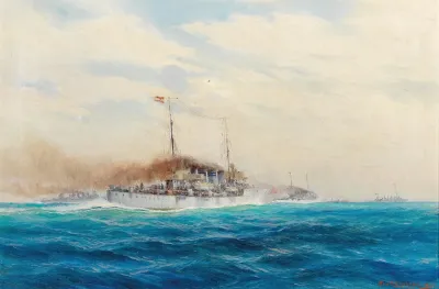 Bombardment Of Palagruza In 1915