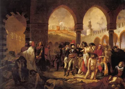 Bonaparte Visitant Les Pestiferes De Jaffa Le 11 Mars 1799