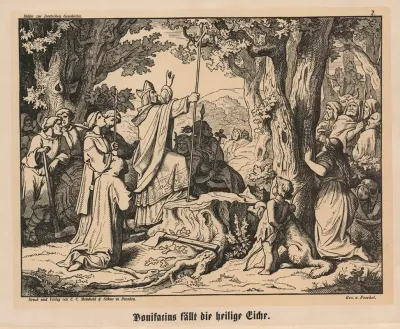 Bonifacius Fallt Die Heilige Eiche