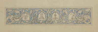 Book Ornament Upper Edge