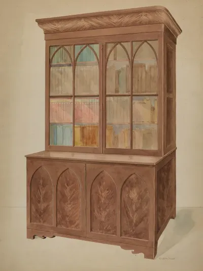 Bookcase Gothic Type