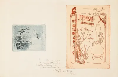 Bookplate And Title Page From Japonisme