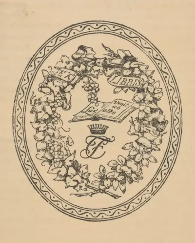 Bookplate Attributed To Fabianna Czapska